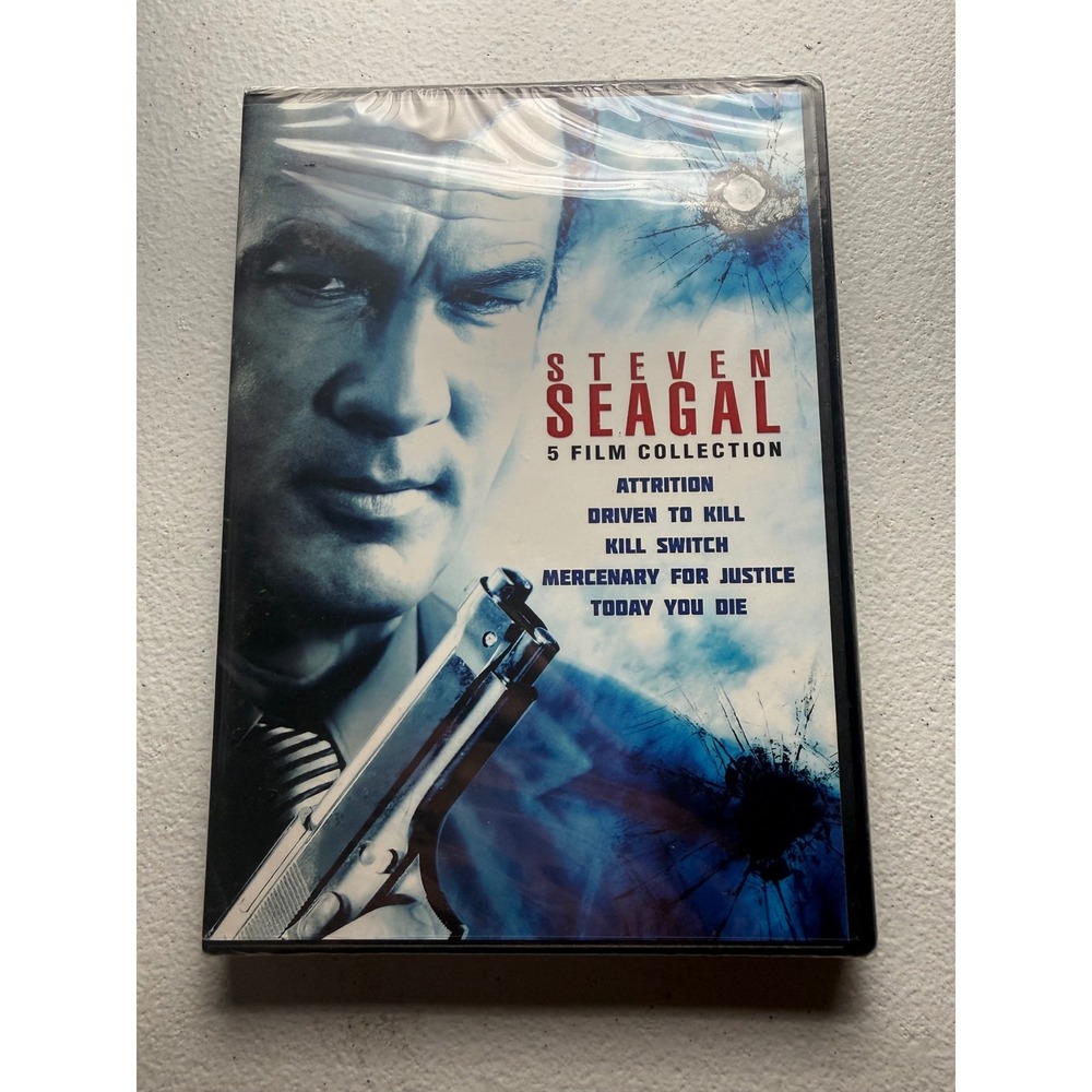 Steven Seagal 5 Film Collection DVD Attrition Driven To KillSwitch New Sealed